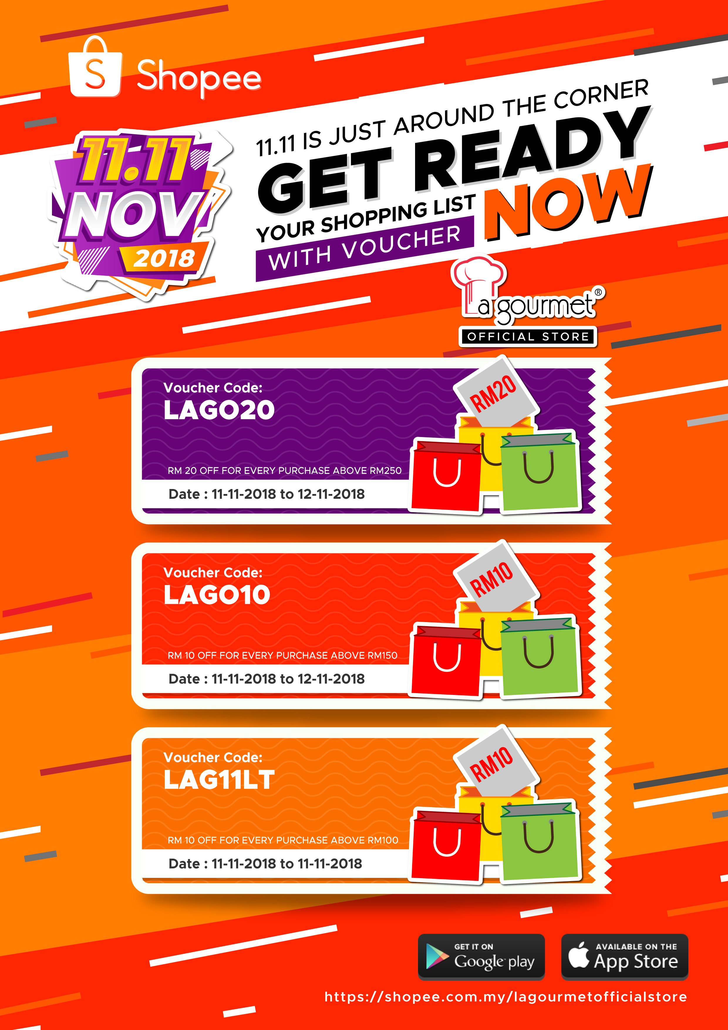 REDEEM YOUR LAZADA & SHOPEE VOUCHER BEFORE IT’S EXPIRE ON