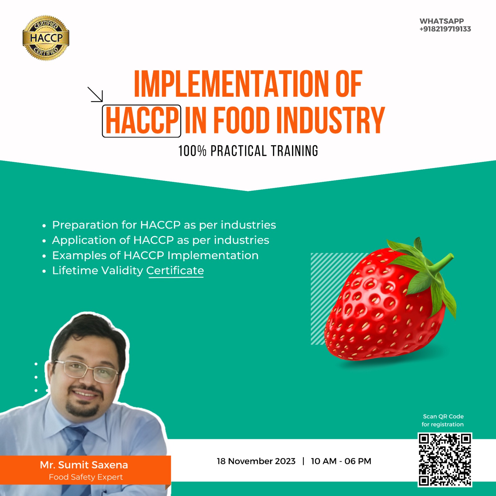 Implementation of HACCP in Food Industry