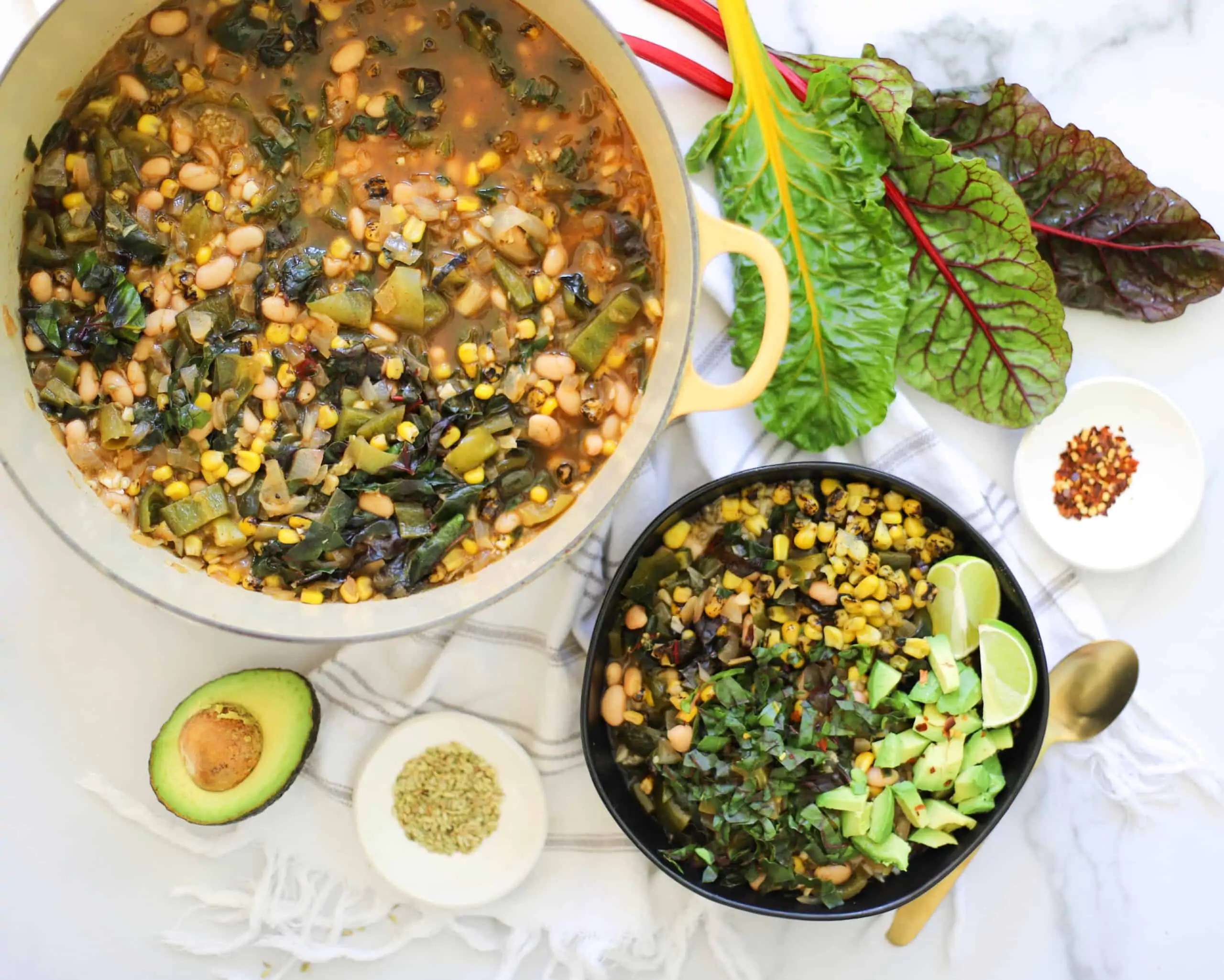 Vegetarian tomatillo chili Site title Soup & Salad Site title