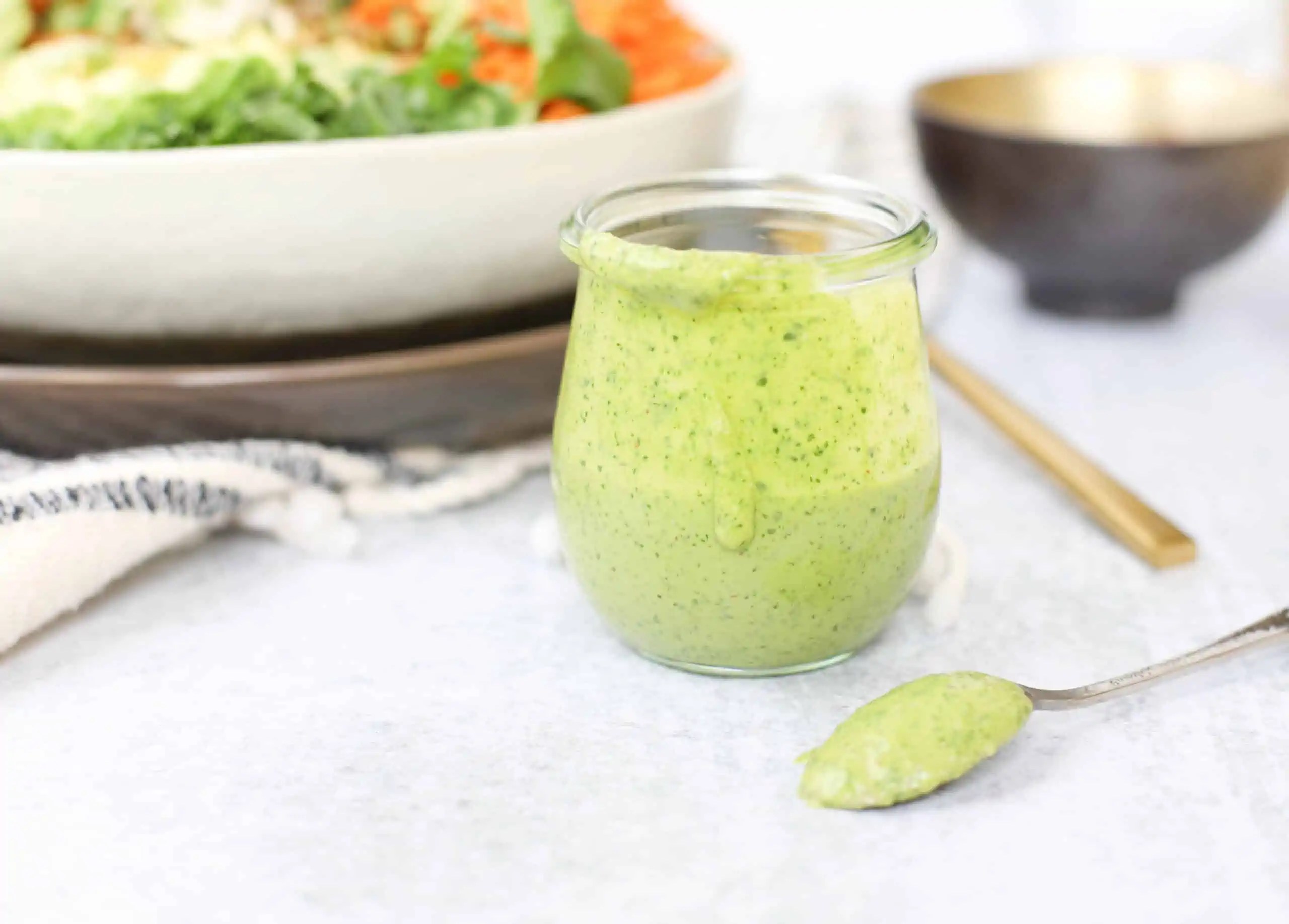 Sweetgreen's spicy cashew dressing Katy Rexing Soup & Salad