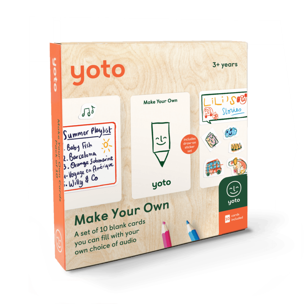 Yoto Make Your Own Cards (Pack of 10) with 3 Sticker Sheets Katzenworld Shop