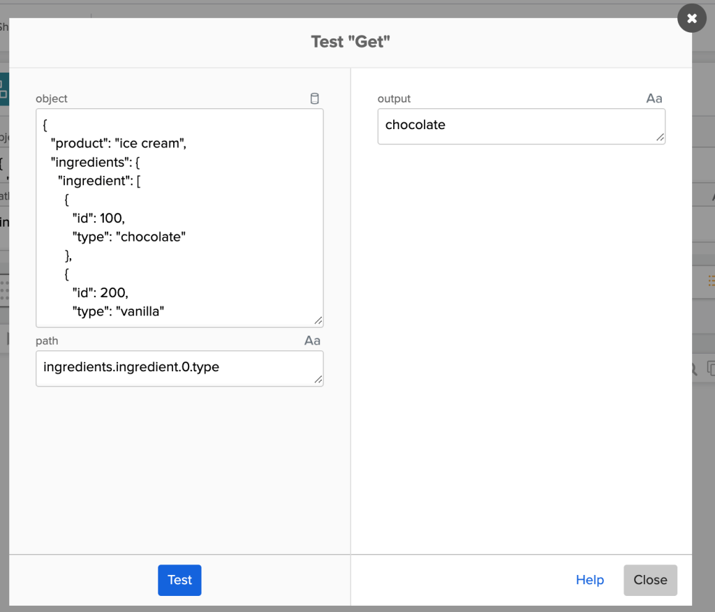 Get Data from a JSON Object in Workflows