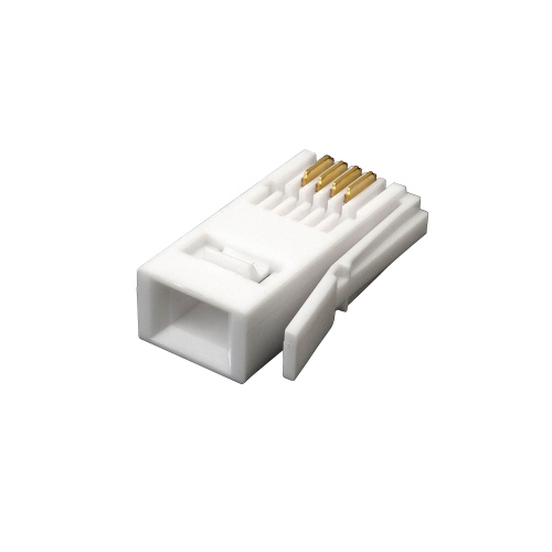 UK 4 Way Telephone Plug (pack of 25)
