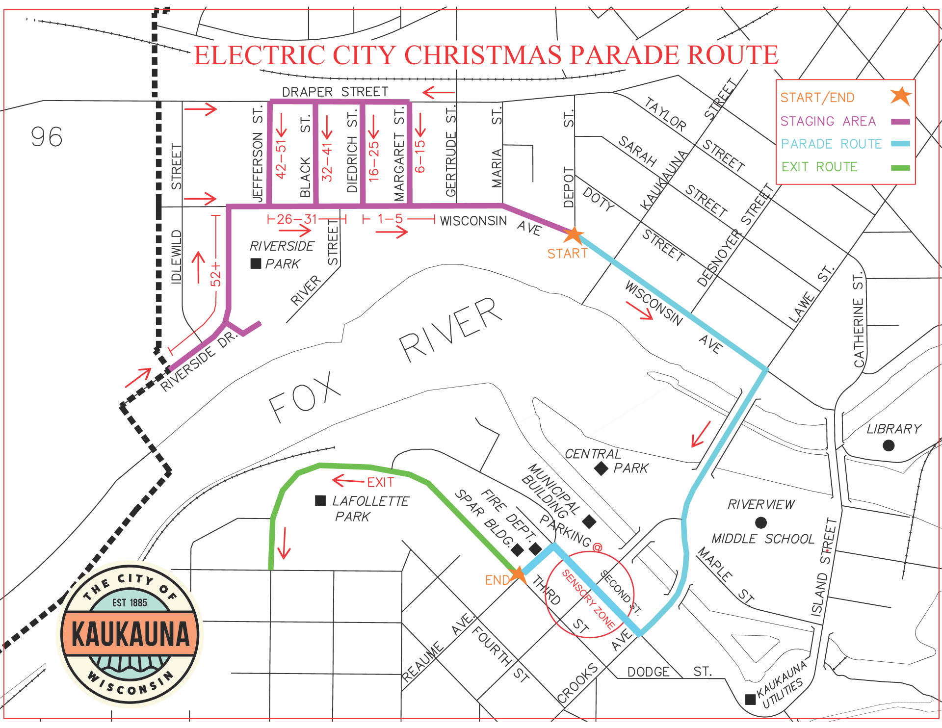 34th Annual Electric City Christmas Parade City of Kaukauna