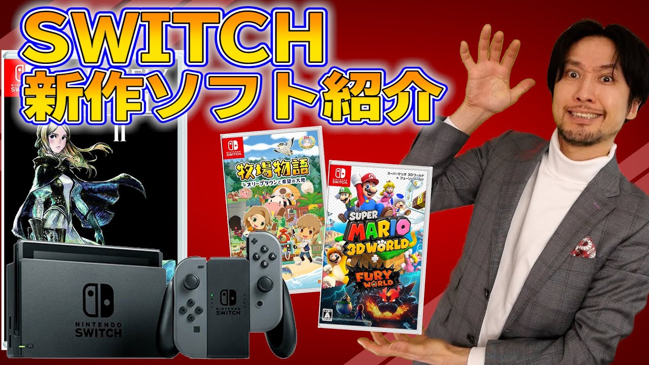 【スイッチ新作ソフト】マリオの新作や正統派RPGの続編など、注目作がたくさん！オススメも紹介！【2021年2月】