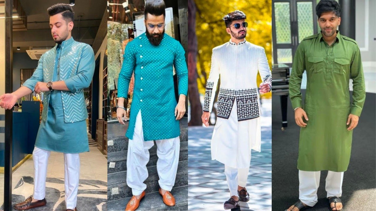 kurta pajama Designs for boys Latest Kurta Pajama for Men Kaurtrends »