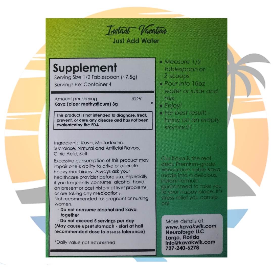 Buy Daytime Instant Blend (Unflavored Dehydrated Kava) 50g KavaKwik