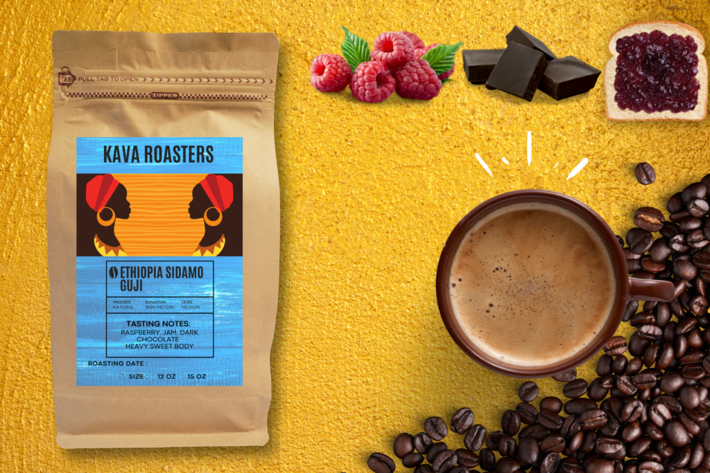 Ethiopian Natural Sidamo Coffee Kava Roasters