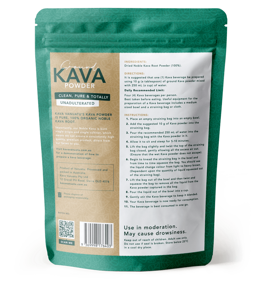 Ground Kava Kava Powder Kava Plant Drink Kava Vanuatu