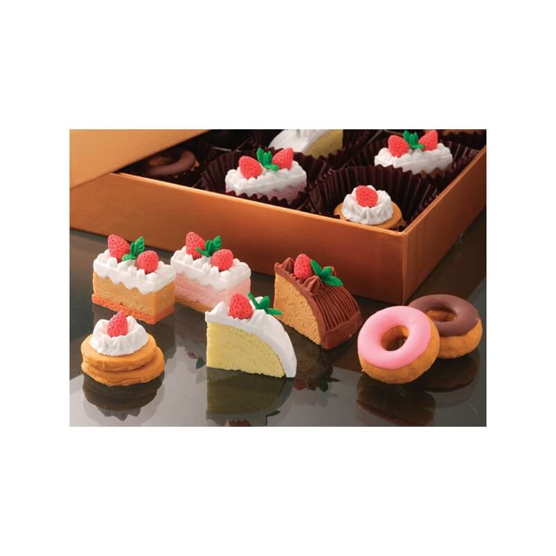 Cake Slice Eraser Kawaii Panda Making Life Cuter
