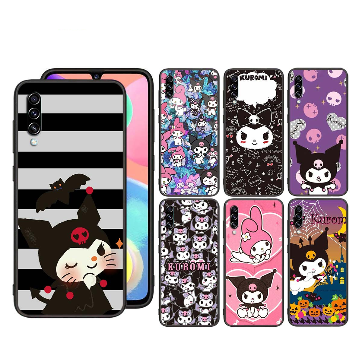 Kuromi Cartoon Silicone Phone Case Cover For Samsung Galaxy