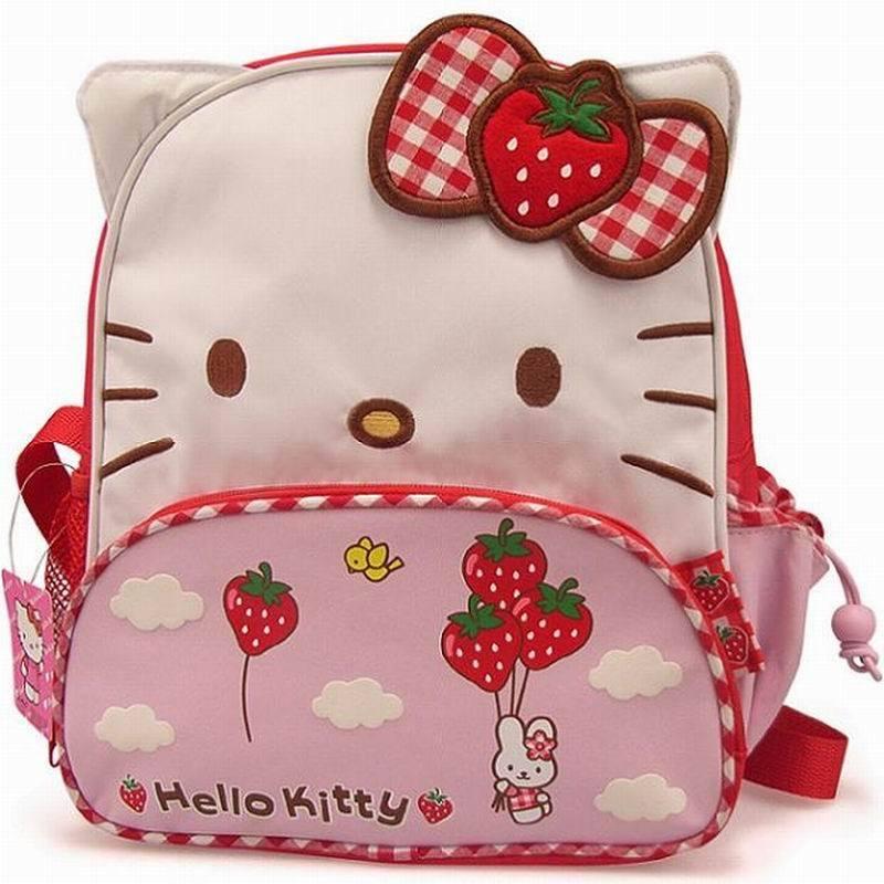 Cartoon Hello Kitty Strawberry Design Bag