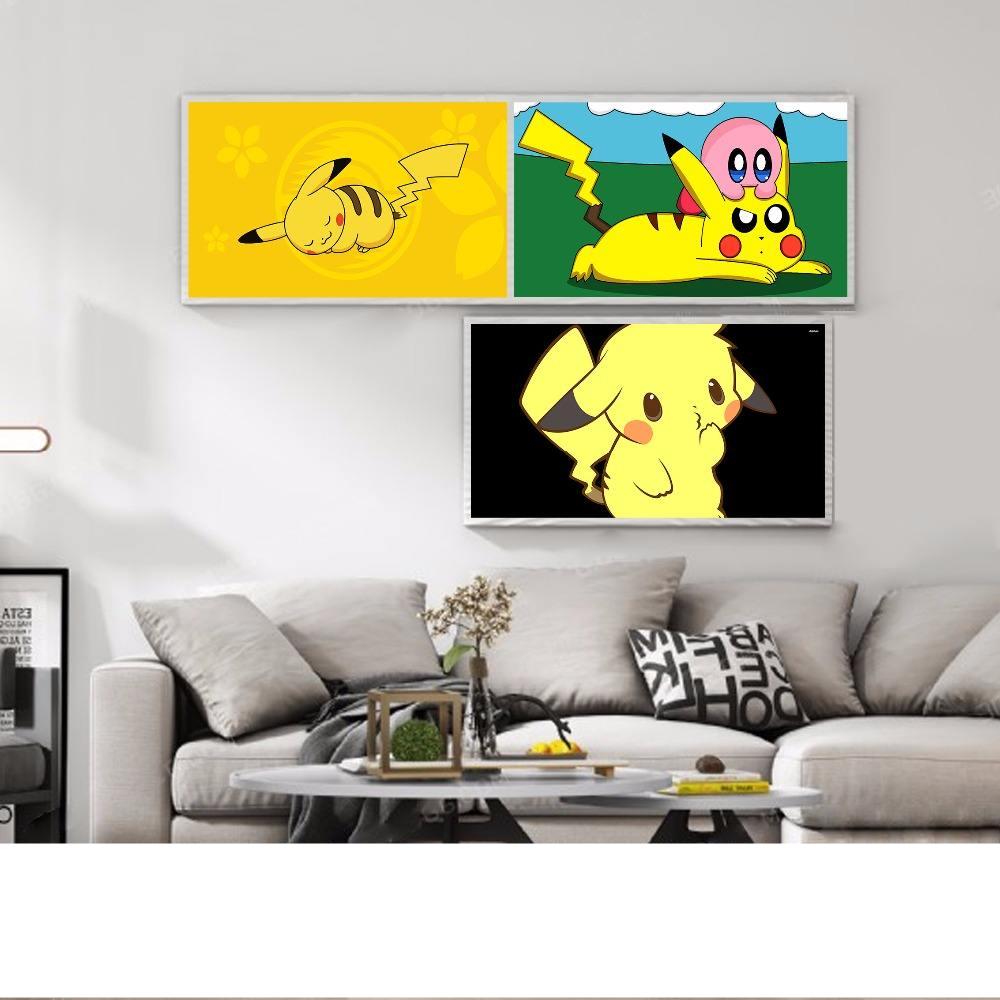Pikachu Pokemon Wall Art Poster Printing For Home Decor
