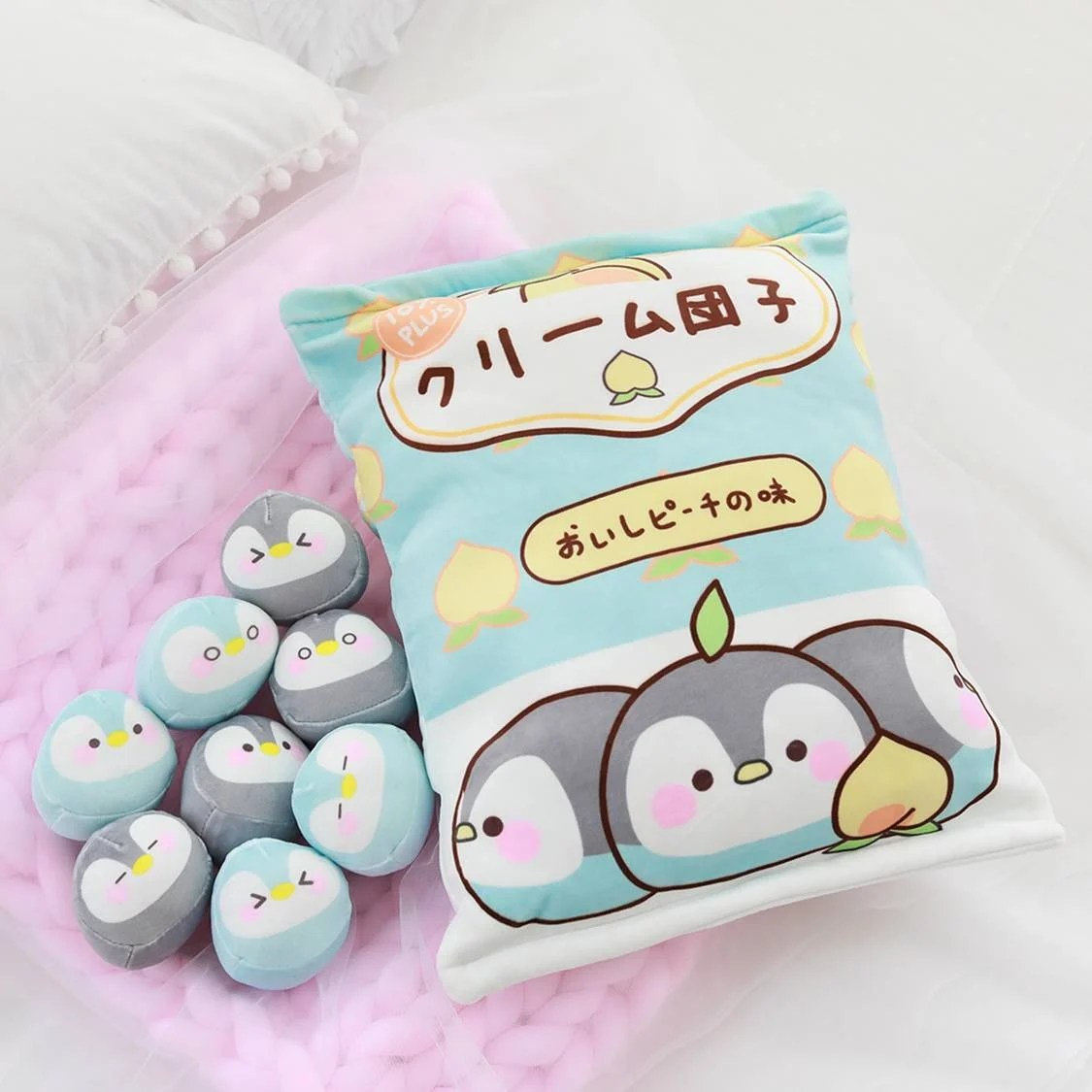 A Bag of Kawaii Penguin Plush Dolls KawaiiTherapy