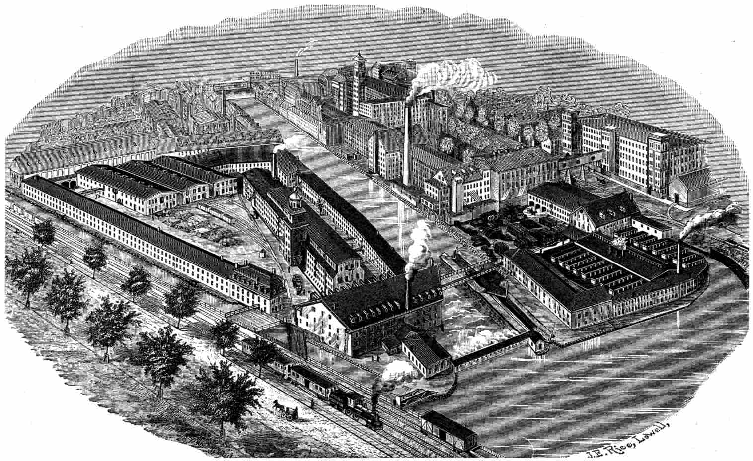 Lowell Mill Map The Projector