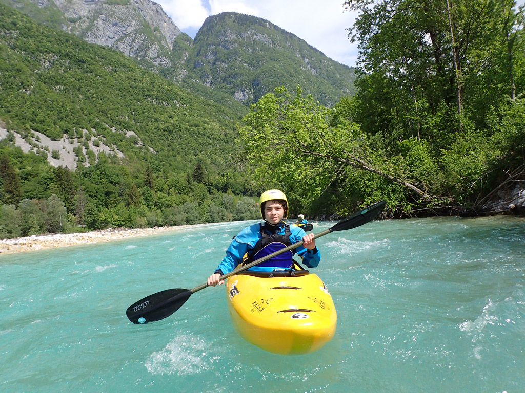 KAYAK LESSONS beginners, advanced, multiday courses Kayak Soča