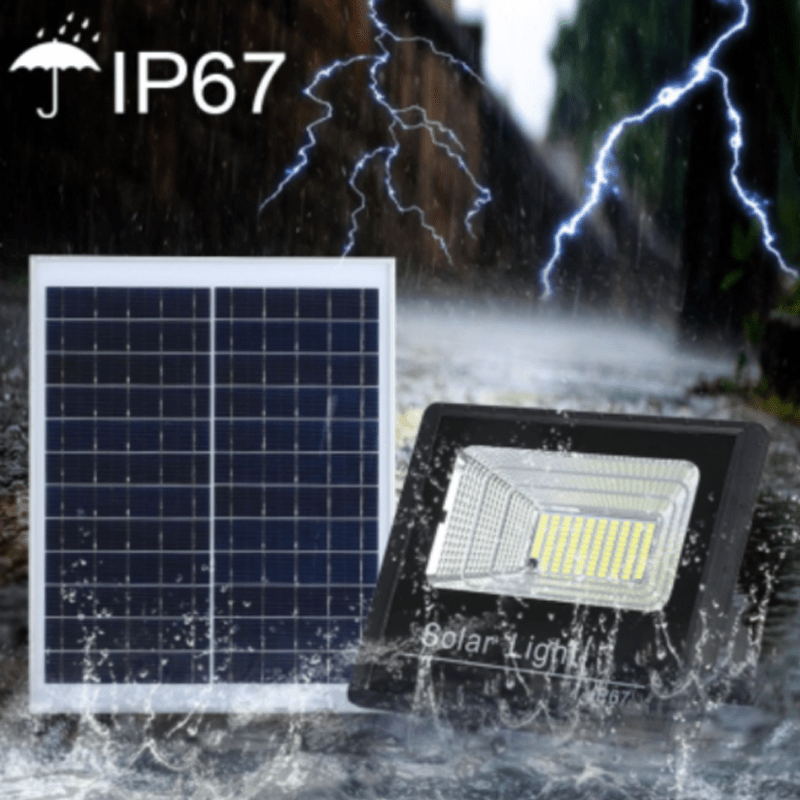 Light control time control remote control solar flood light