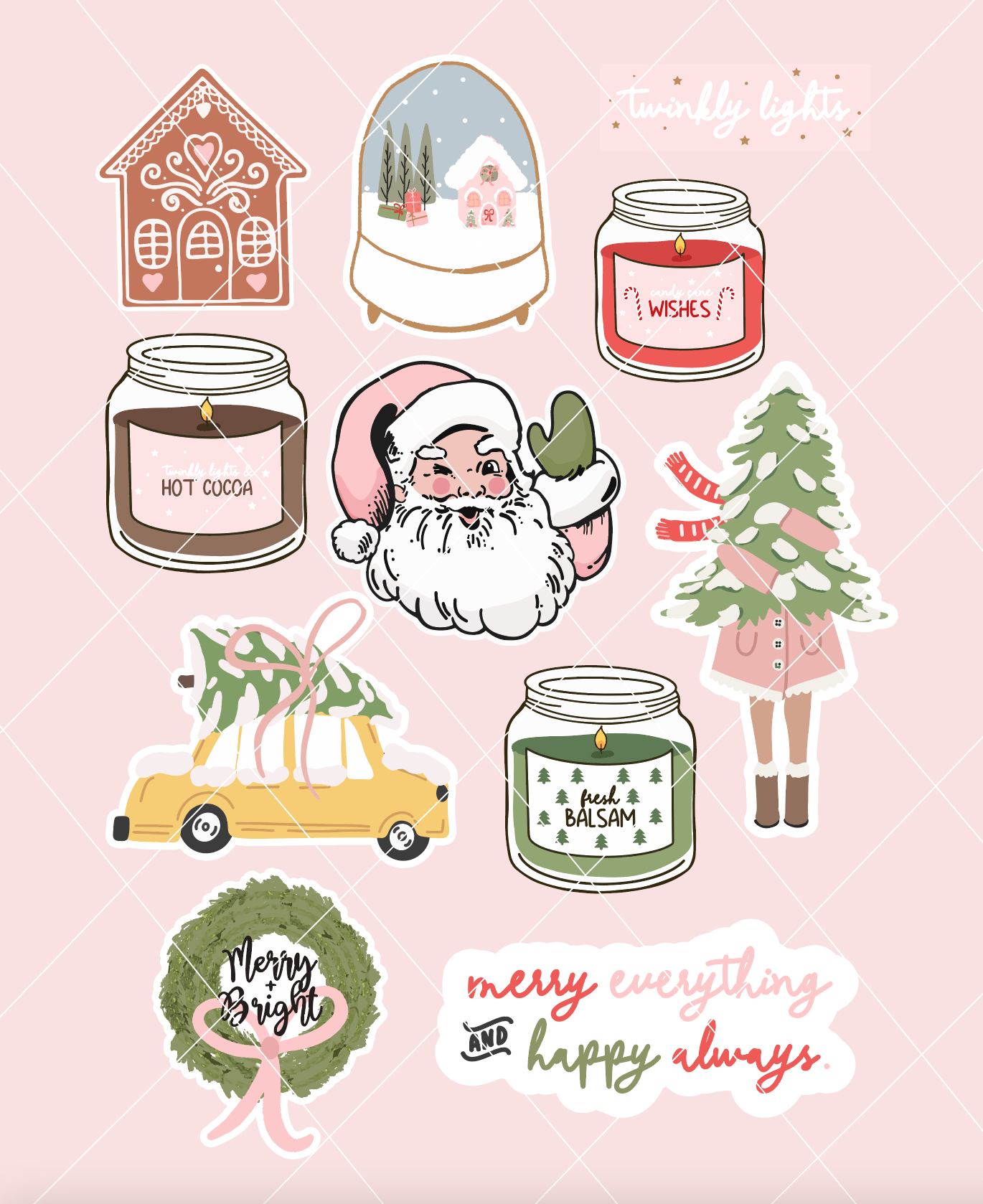 Christmas Stickers 2022 Kayla Makes