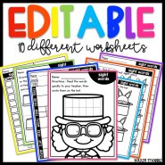 Editable Sight Word Worksheets Printable Word Searches