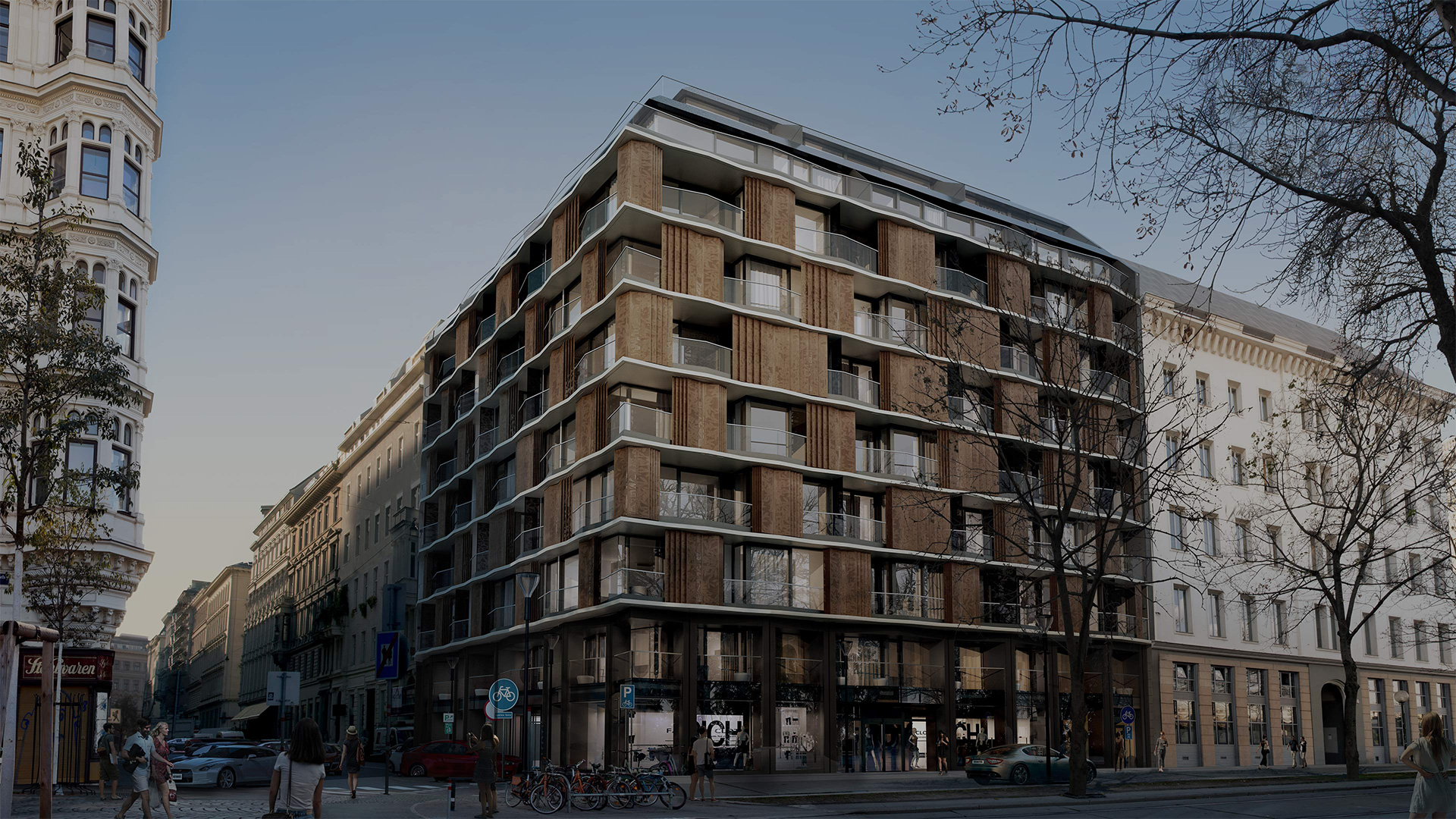 Kayser Eigentumswohnungen am FranzJosefsKai 51 in Wien.