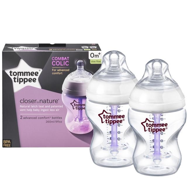 Tommee Tippee 260Ml AntiColic Bottles 2Pcs