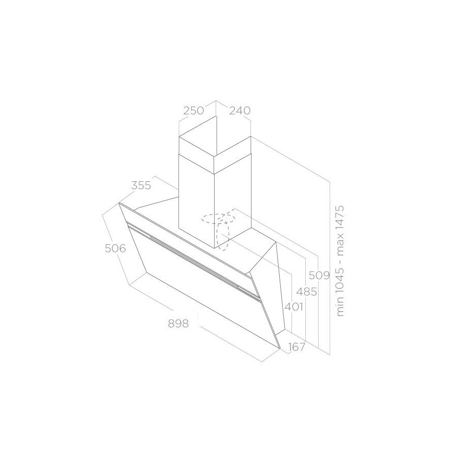 Elica Cooker Hood 90 Cm