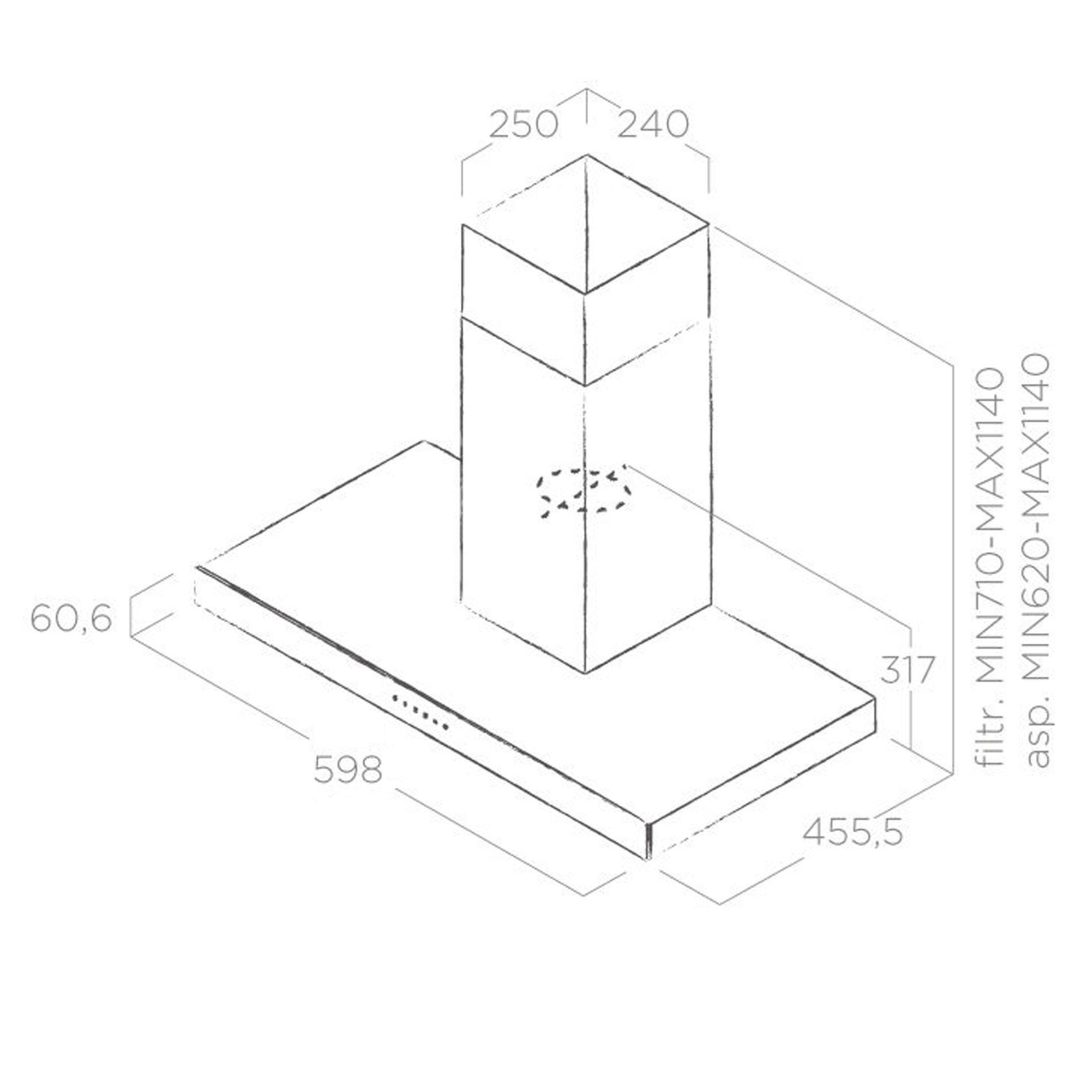 Elica Cooker Hood 60 Cm