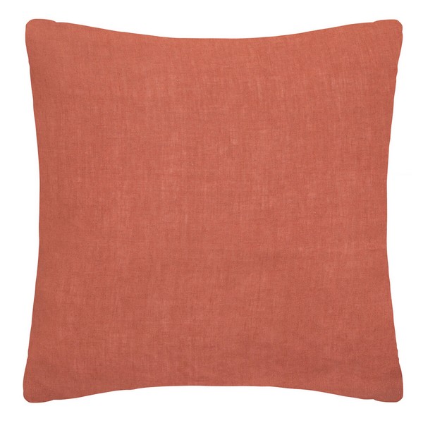 Pillow Case 100 Lin Terracotta 65X65