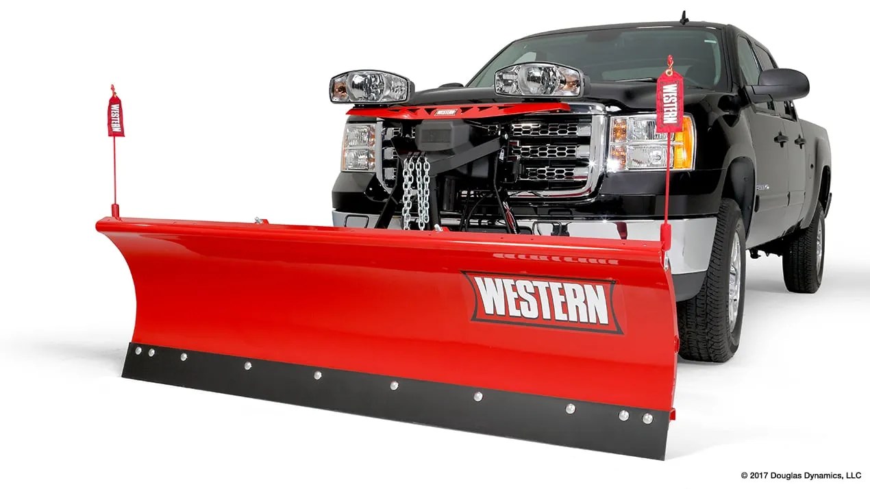 WESTERN Commercial Straight Blade Snow Plow Kaytech Systems