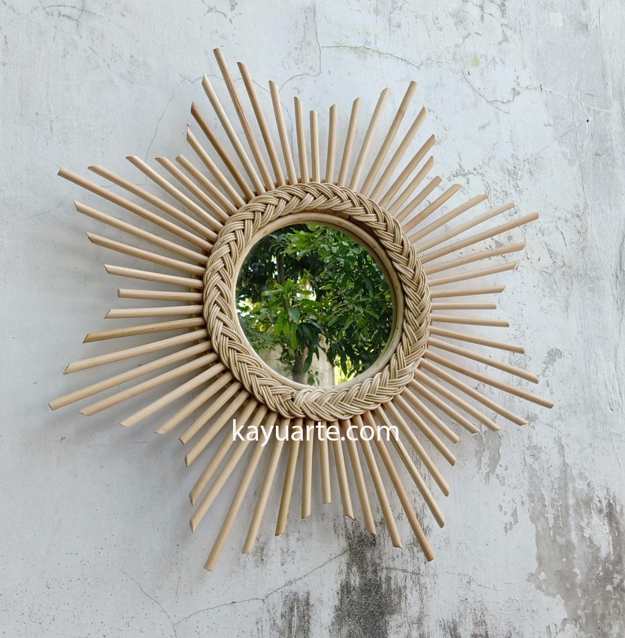 UWA RATTAN MIRROR 60 CM PR107 Kayuarte