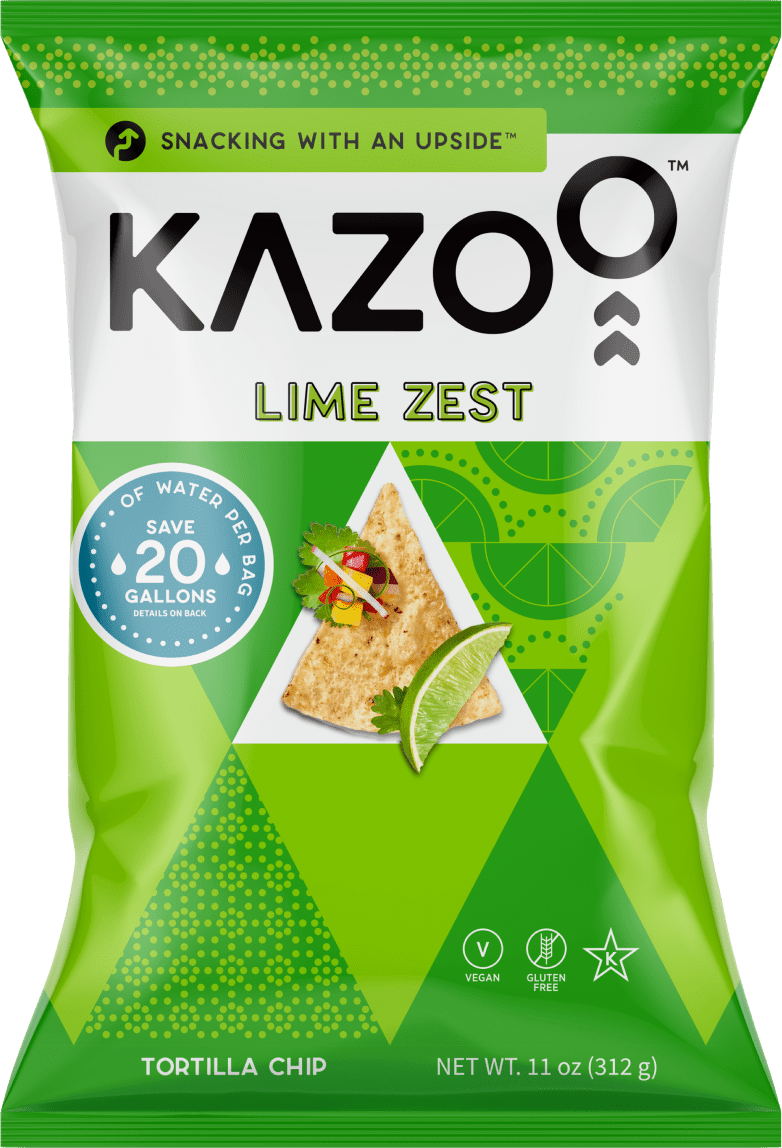 Lime Zest Tortilla Chips Kazoo Snacks