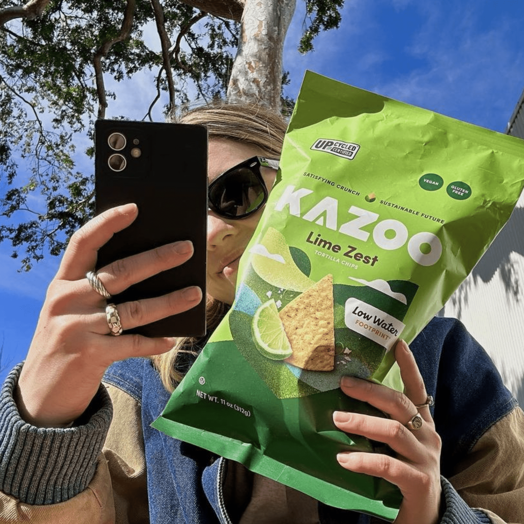 Kazoo Tortilla Chips Every Bag Saves 20 Gallons of Water