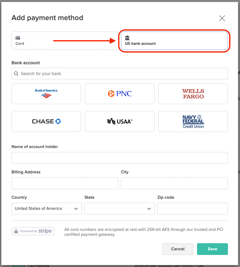 How to Setup ACH Billing 7shifts