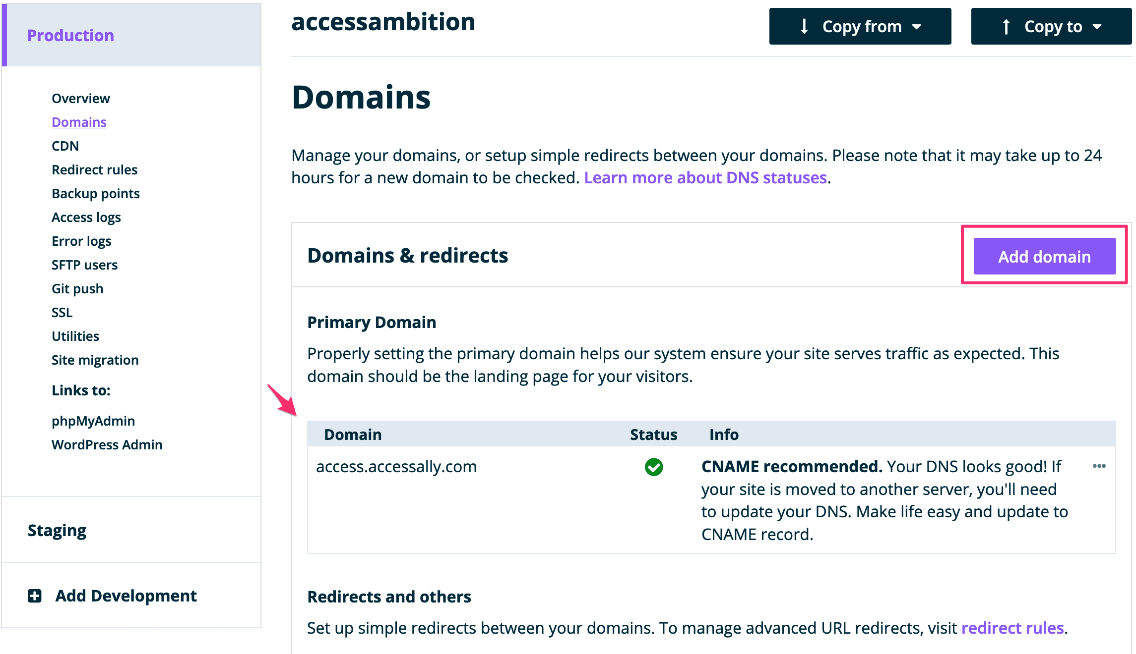 How to Switch Website Hosts in AccessAlly | KB AccessAlly