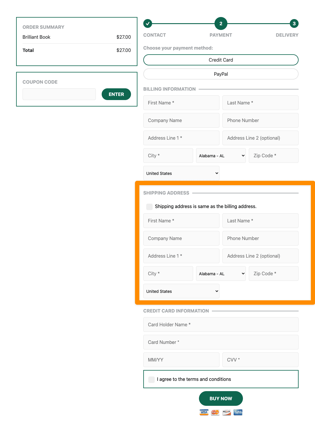 Collect Shipping Addresses in AccessAlly KB AccessAlly