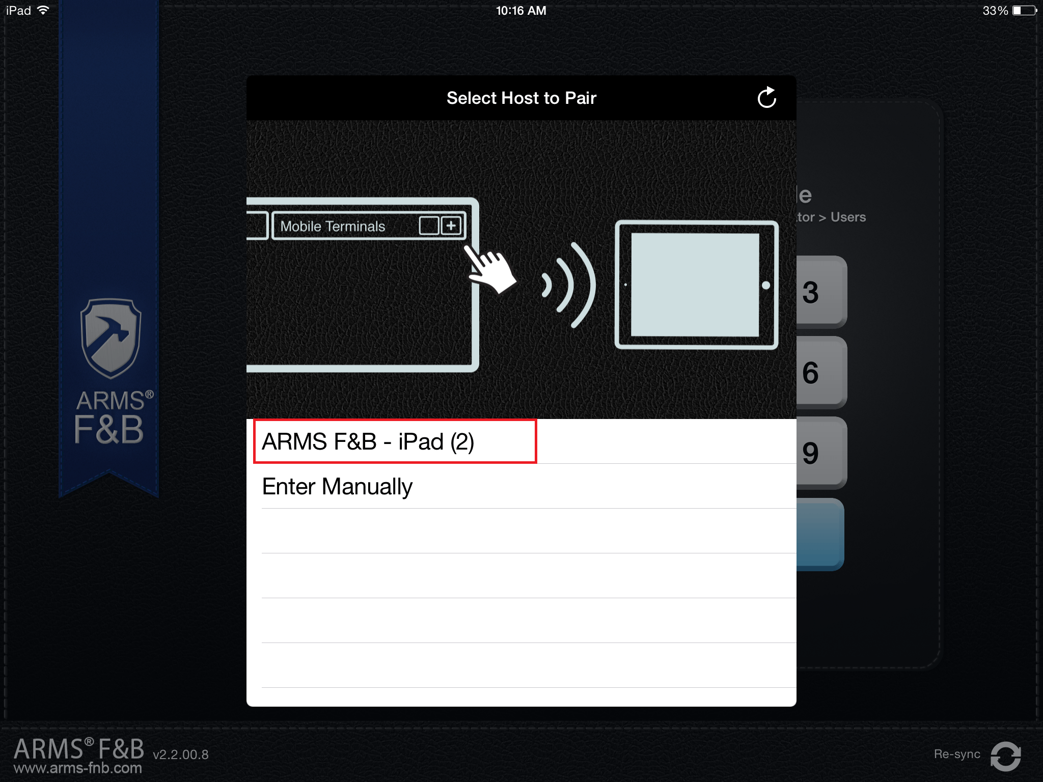 How to add mobile terminal ( step by step guide ) ARMS® Knowledge Base