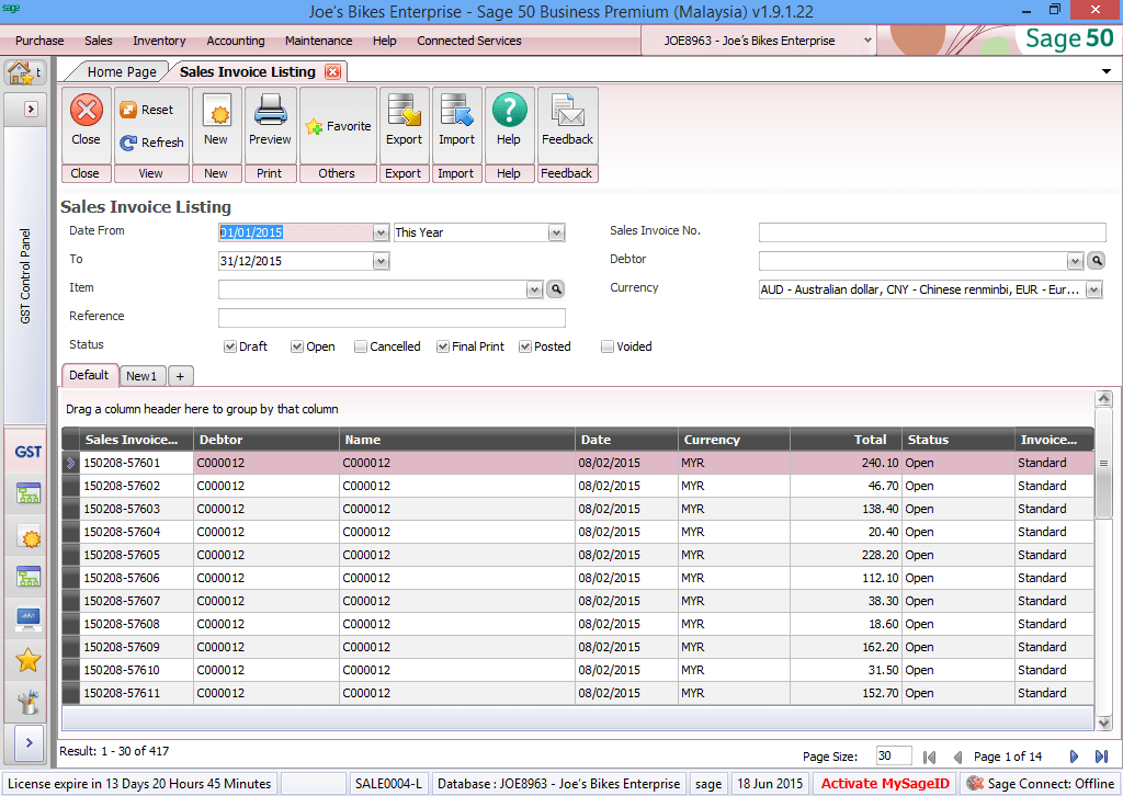 Import data into Sage 50 Accounting Software ARMS® Knowledge Base