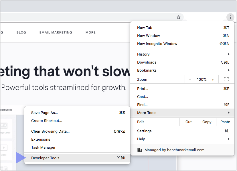 How to Access the HAR file Benchmark Email