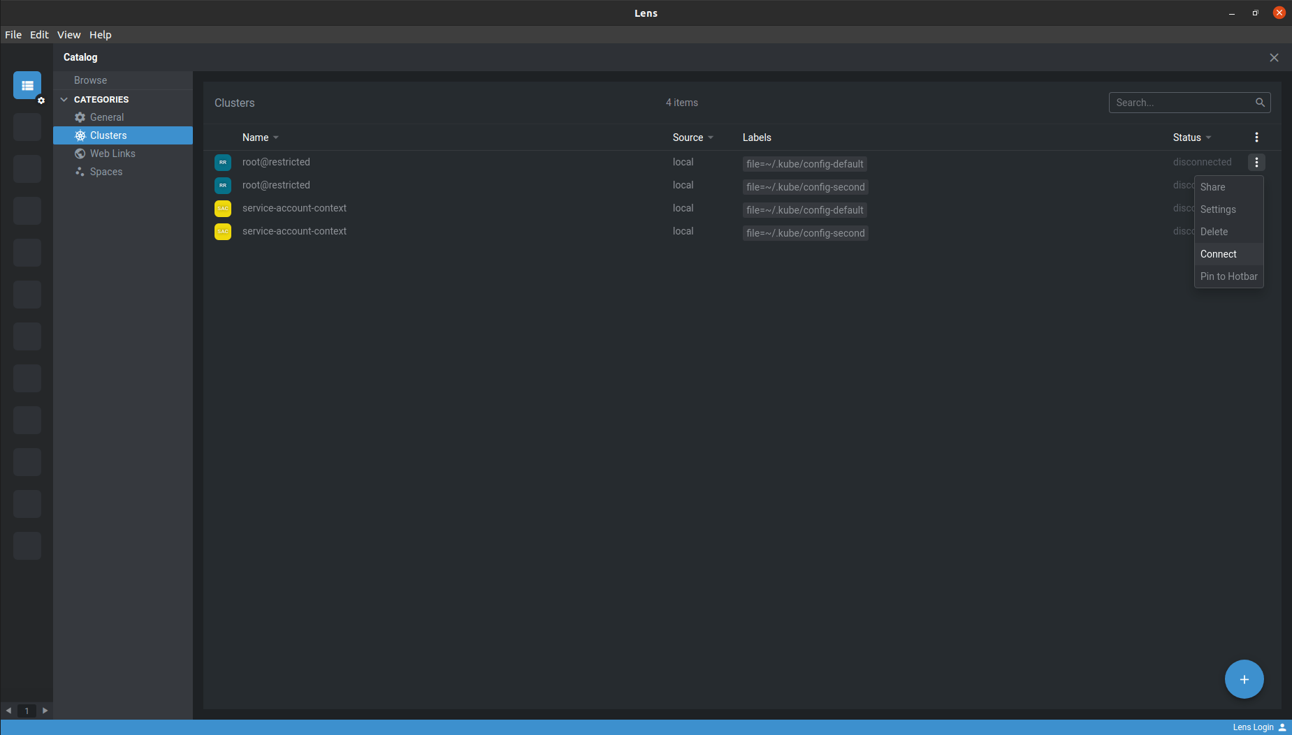 Managing deployments with Lens Bright Cluster Manager