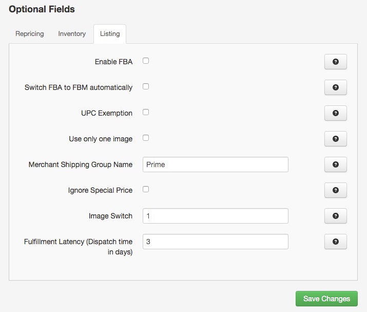 Amazon Listing Settings ChannelUnity Knowledgebase