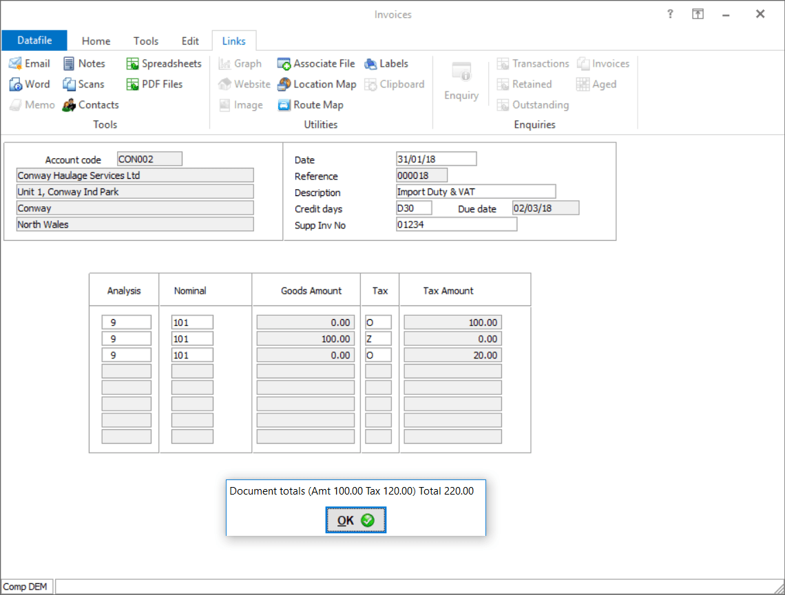 VAT Adjustments VAT on Imported Goods