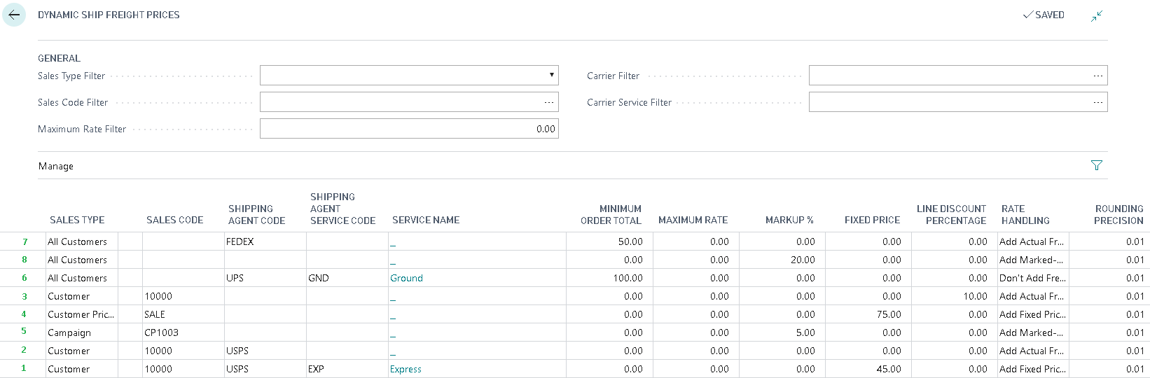 Freight Price Rules Insight Works Knowledge Base