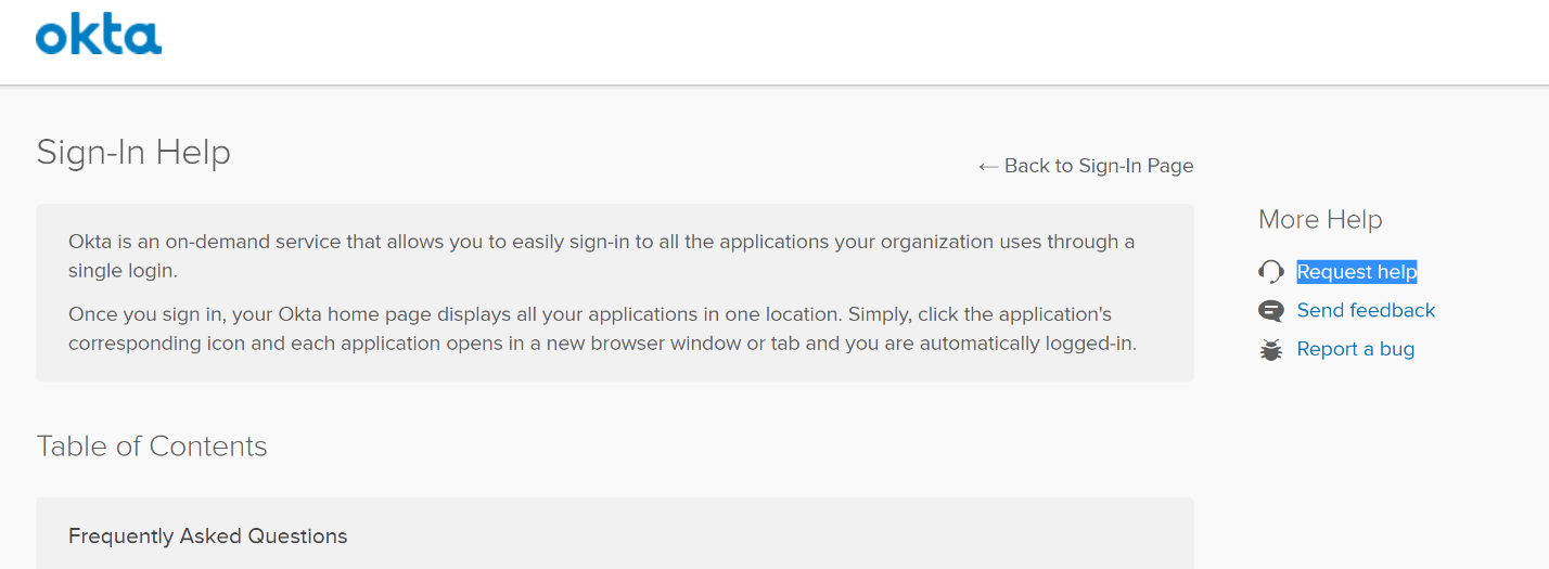 Okta Assistance wiTECH 2.0 Knowledge Base