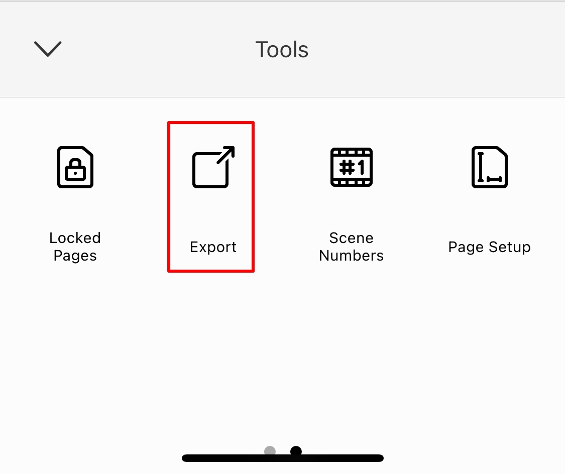 How do I email a script from Final Draft Go? (iPhone) Final Draft