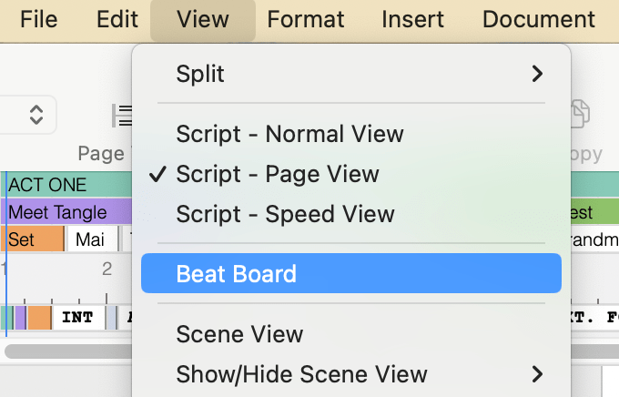How do I use the Beat Board? – Final Draft