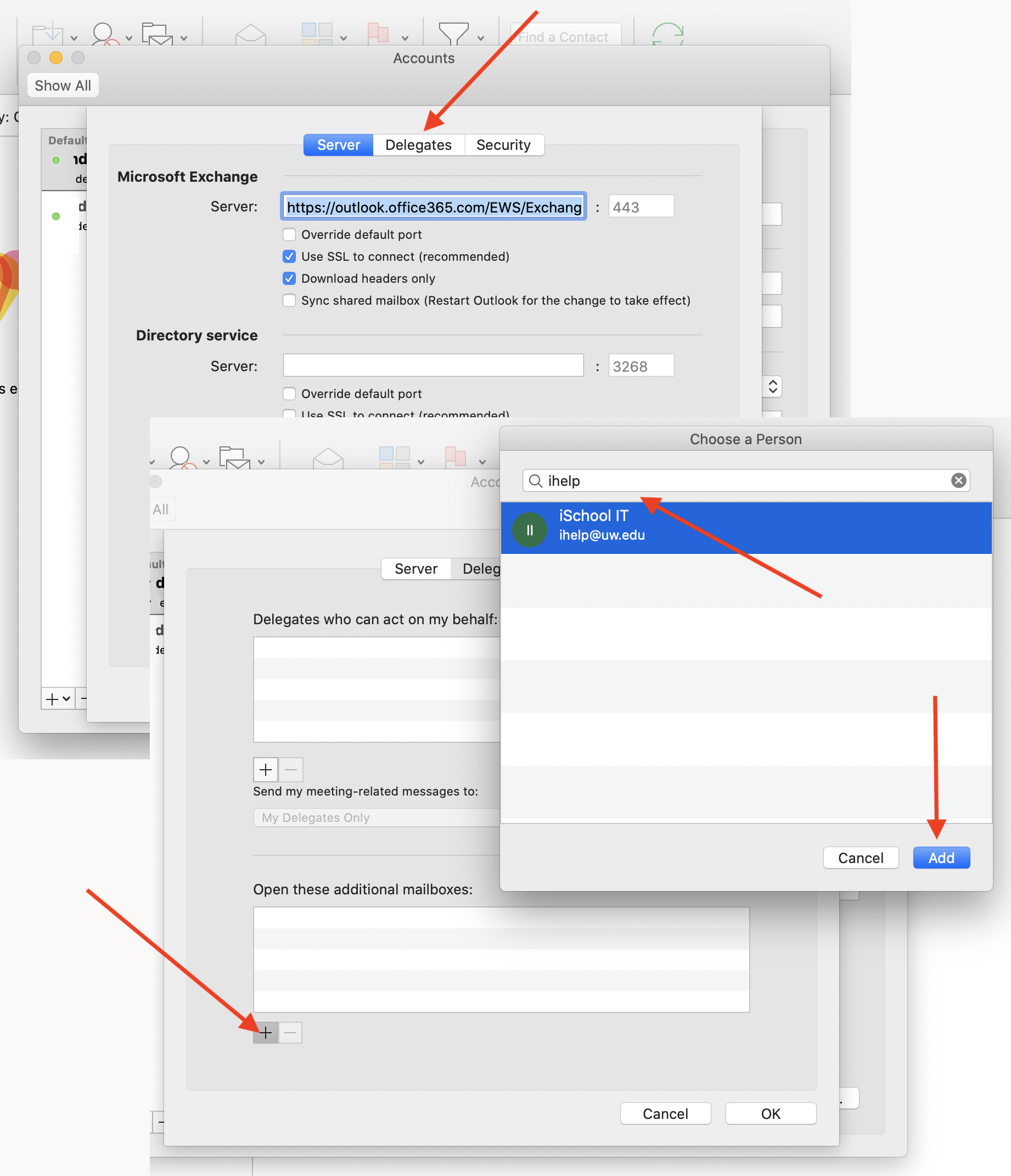 iSchool Knowledge Base » How to add Shared NetID email account to Outlook