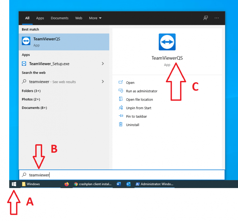 iSchool Knowledge Base » How to use TeamViewer for remote IT support