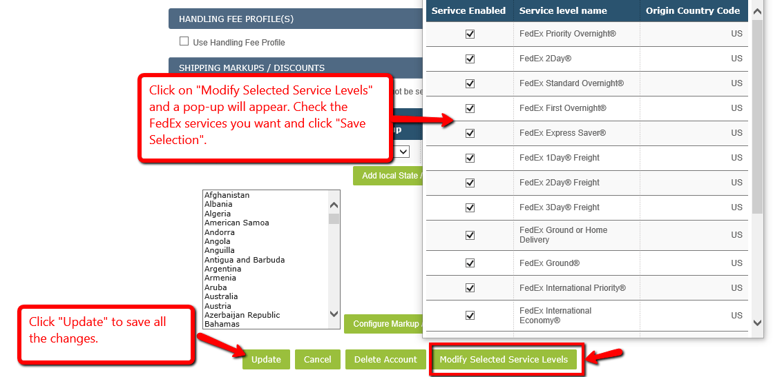 FedEx Guide EasyPost