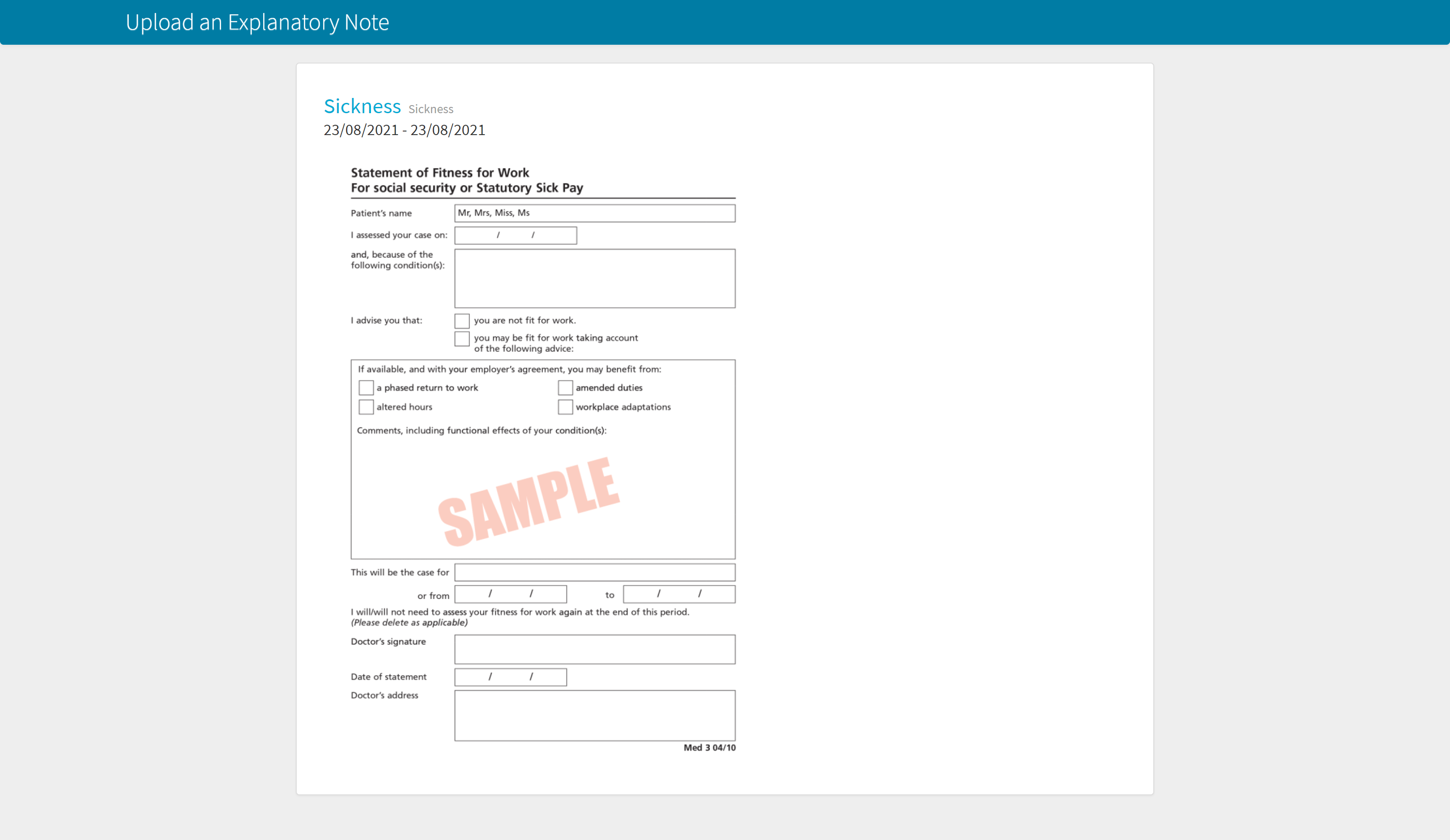 Explanatory Notes (EE) LeaveWizard Knowledge base