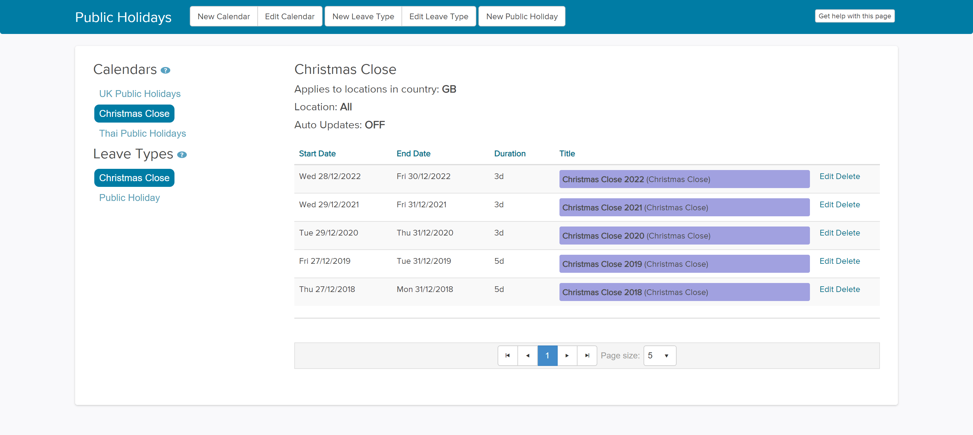 How To Include Public Holidays In The Allowance